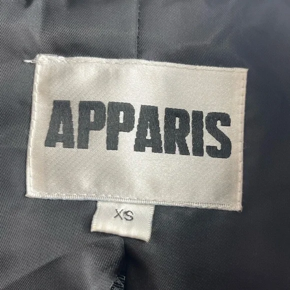 APPARIS anthropologie Animal Print Leopard cheetah Faux Fleece Teddy Jacket xs - Picture 2 of 13